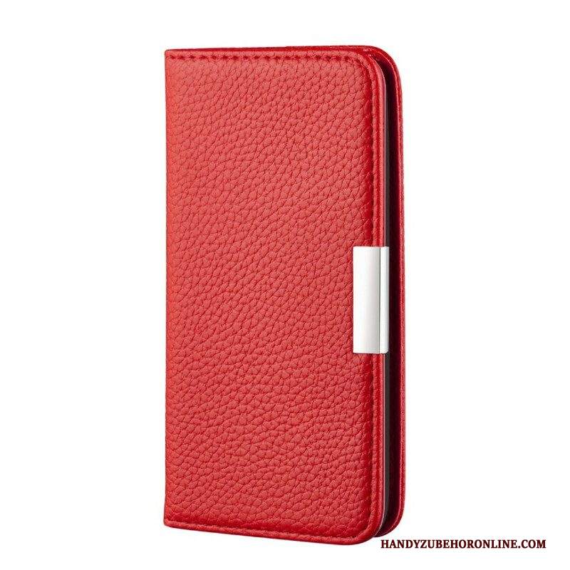 Folio Cover Samsung Galaxy S21 FE Custodia in pelle Ecopelle Litchi Ultra Chic