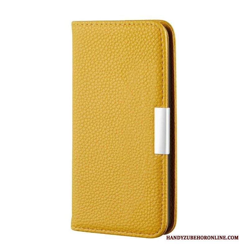 Folio Cover Samsung Galaxy S21 FE Custodia in pelle Ecopelle Litchi Ultra Chic