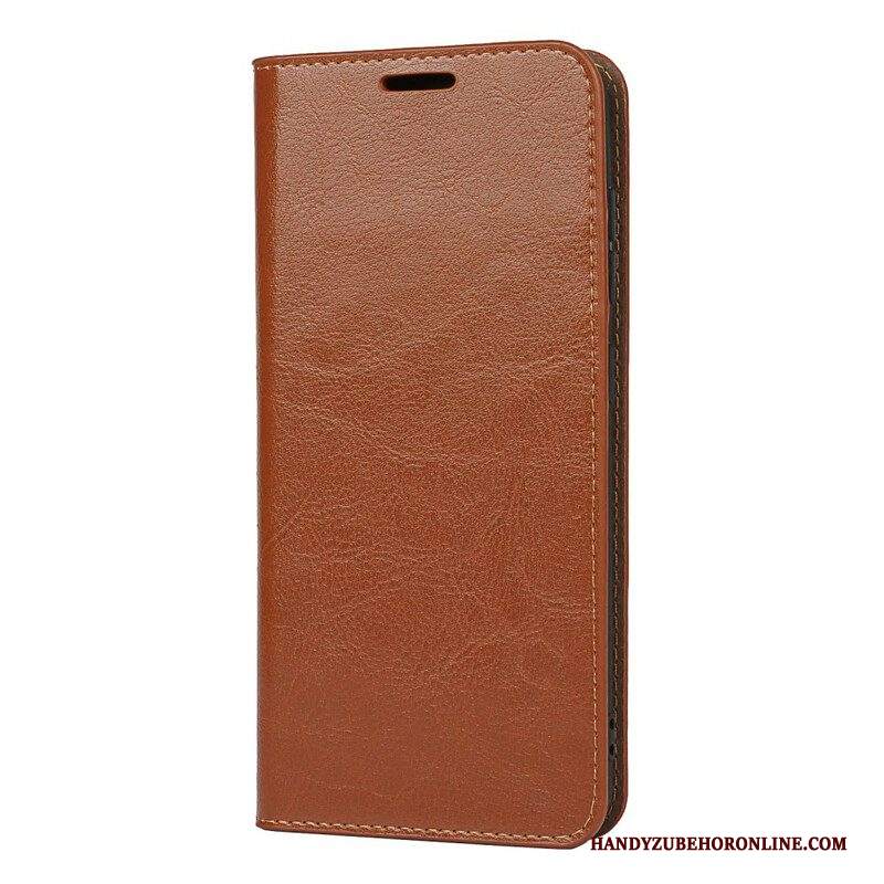 Folio Cover Samsung Galaxy S21 FE Custodia in pelle Pelle Vera