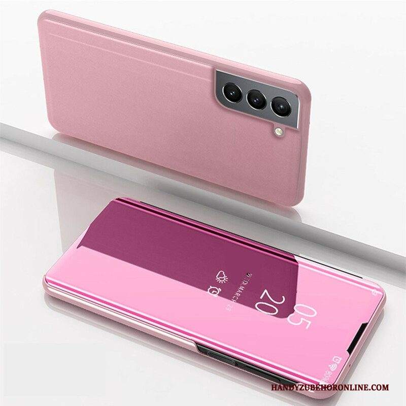 Folio Cover Samsung Galaxy S21 FE Custodia in pelle Specchio