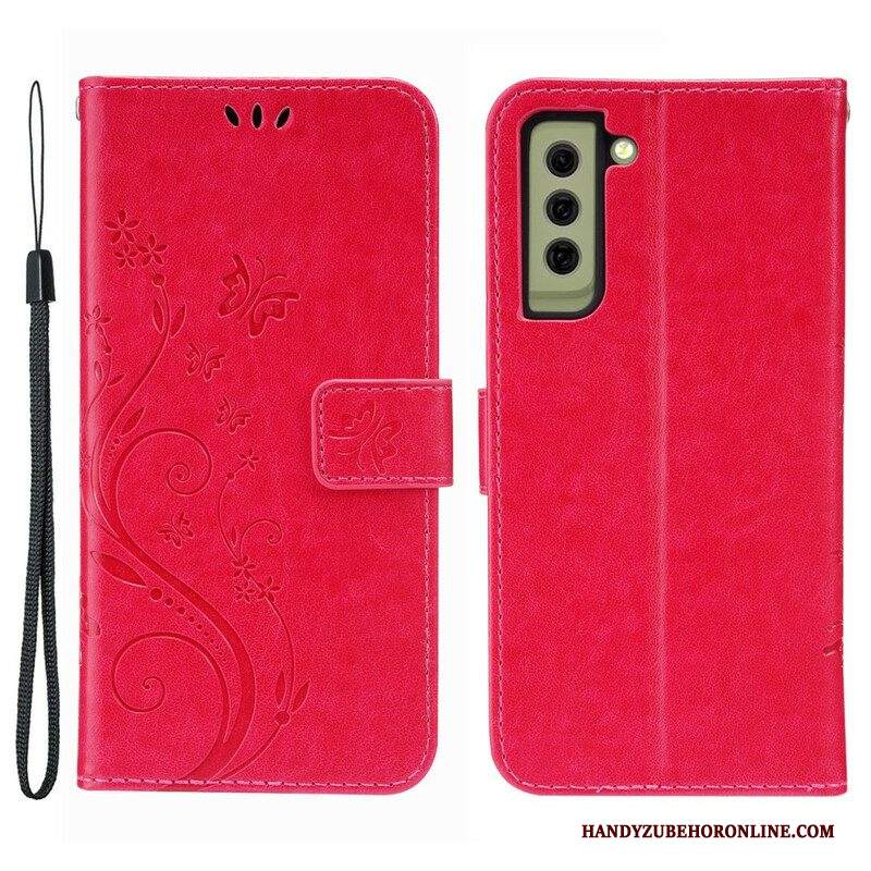 Folio Cover Samsung Galaxy S21 FE Farfalle Al Vento