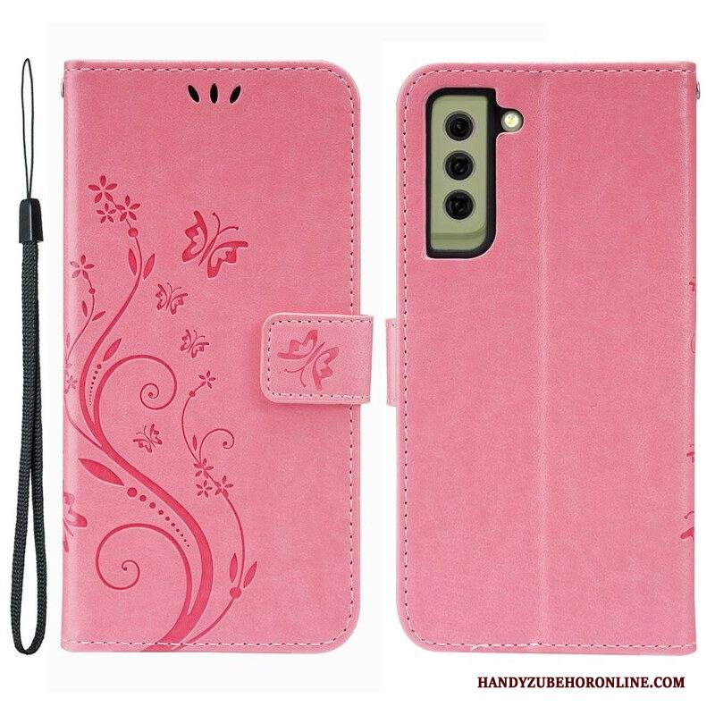 Folio Cover Samsung Galaxy S21 FE Farfalle Al Vento