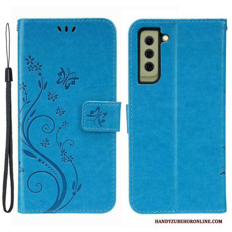 Folio Cover Samsung Galaxy S21 FE Farfalle Al Vento