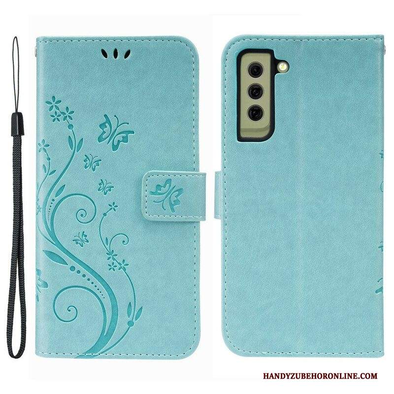 Folio Cover Samsung Galaxy S21 FE Farfalle Al Vento