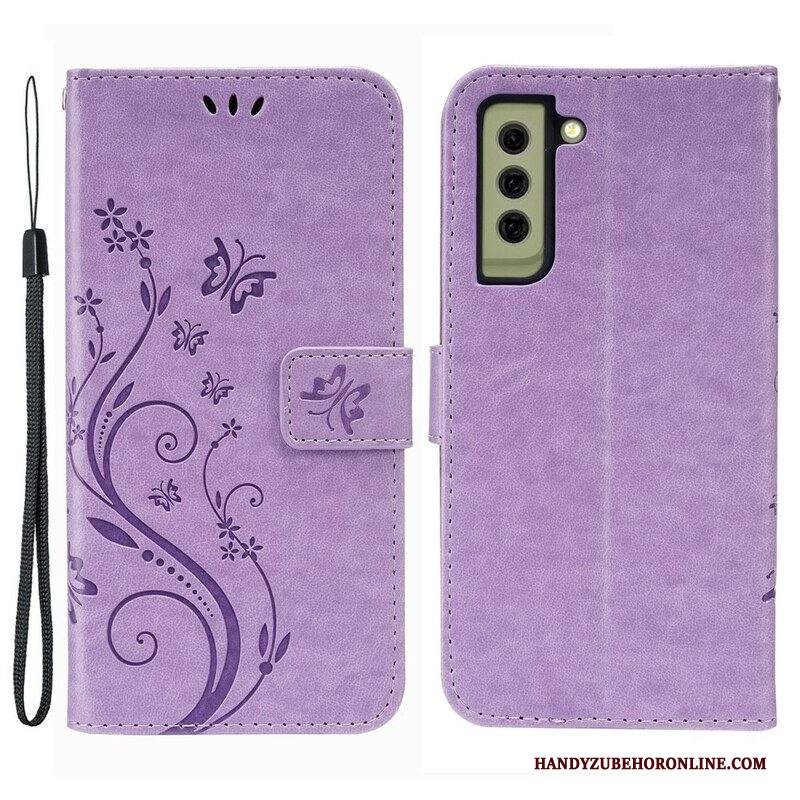 Folio Cover Samsung Galaxy S21 FE Farfalle Al Vento