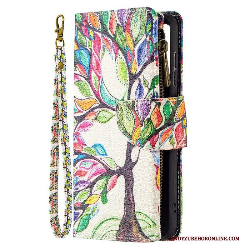 Folio Cover Samsung Galaxy S21 FE Tasca Per Albero Con Cerniera