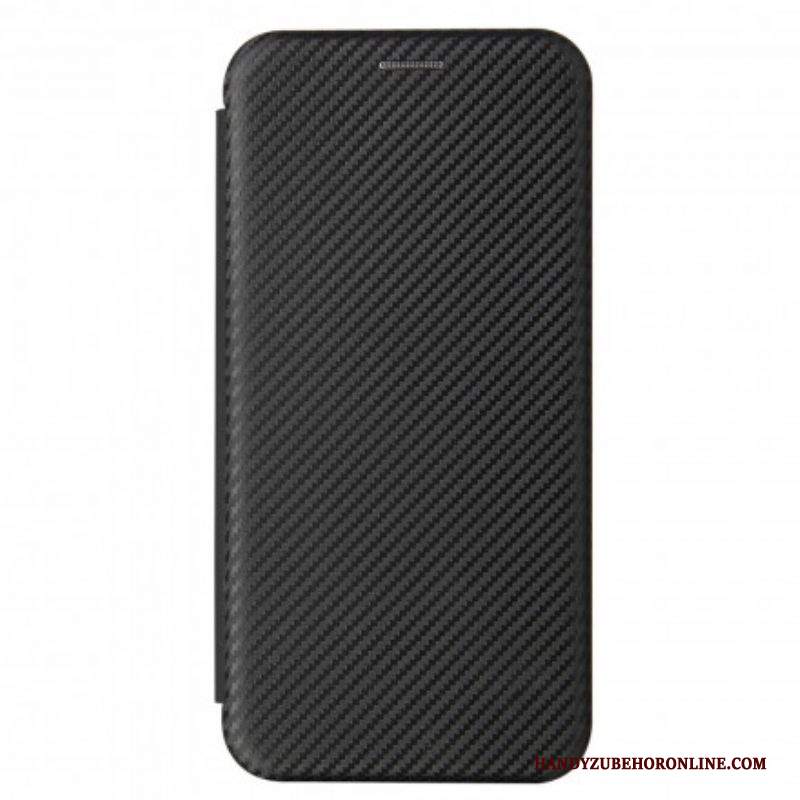 Folio Cover Samsung Galaxy S21 Plus 5G Custodia in pelle Fibra Di Carbonio