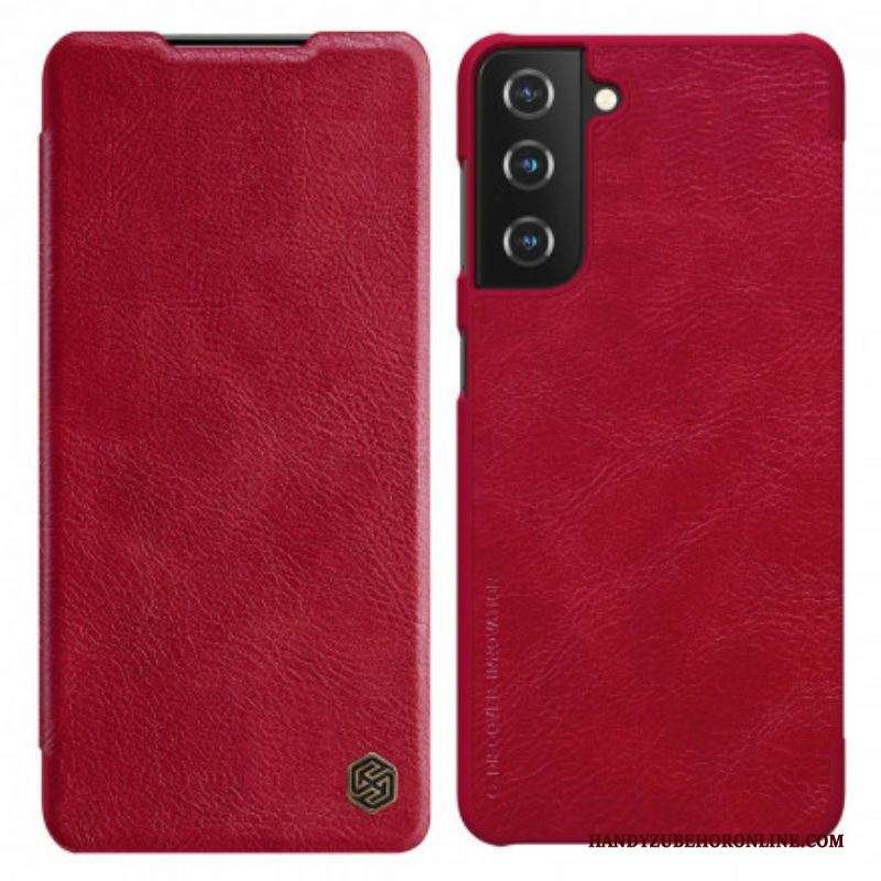 Folio Cover Samsung Galaxy S21 Plus 5G Custodia in pelle Serie Nillkin Qin