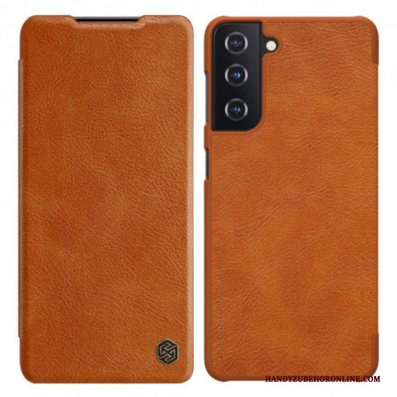 Folio Cover Samsung Galaxy S21 Plus 5G Custodia in pelle Serie Nillkin Qin