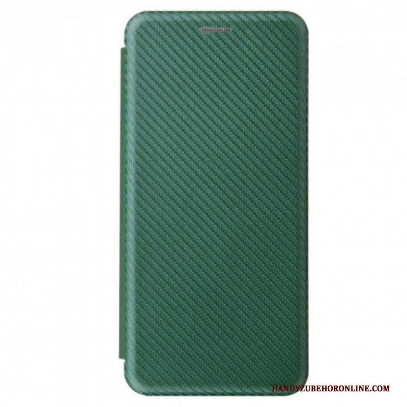 Folio Cover Samsung Galaxy S21 Ultra 5G Custodia in pelle Fibra Di Carbonio