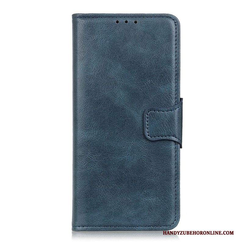 Folio Cover Samsung Galaxy S22 5G Chiusura Reversibile Effetto Pelle