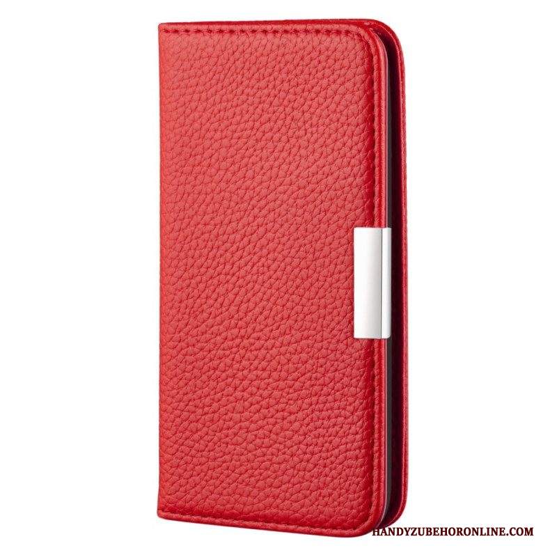 Folio Cover Samsung Galaxy S22 5G Custodia in pelle Ecopelle Litchi Ultra Chic