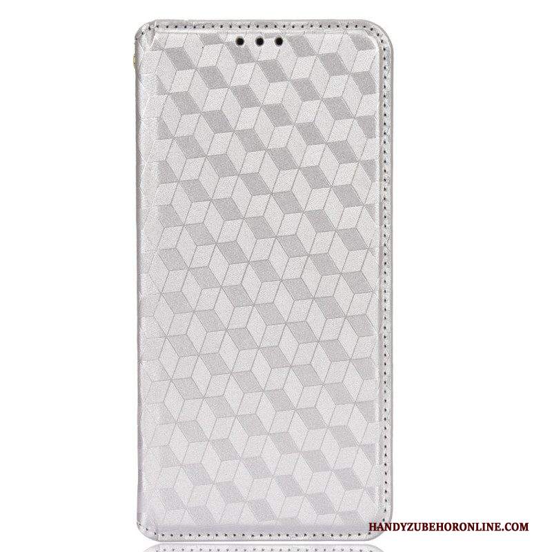 Folio Cover Samsung Galaxy S22 5G Custodia in pelle Effetto Pelle Diamante