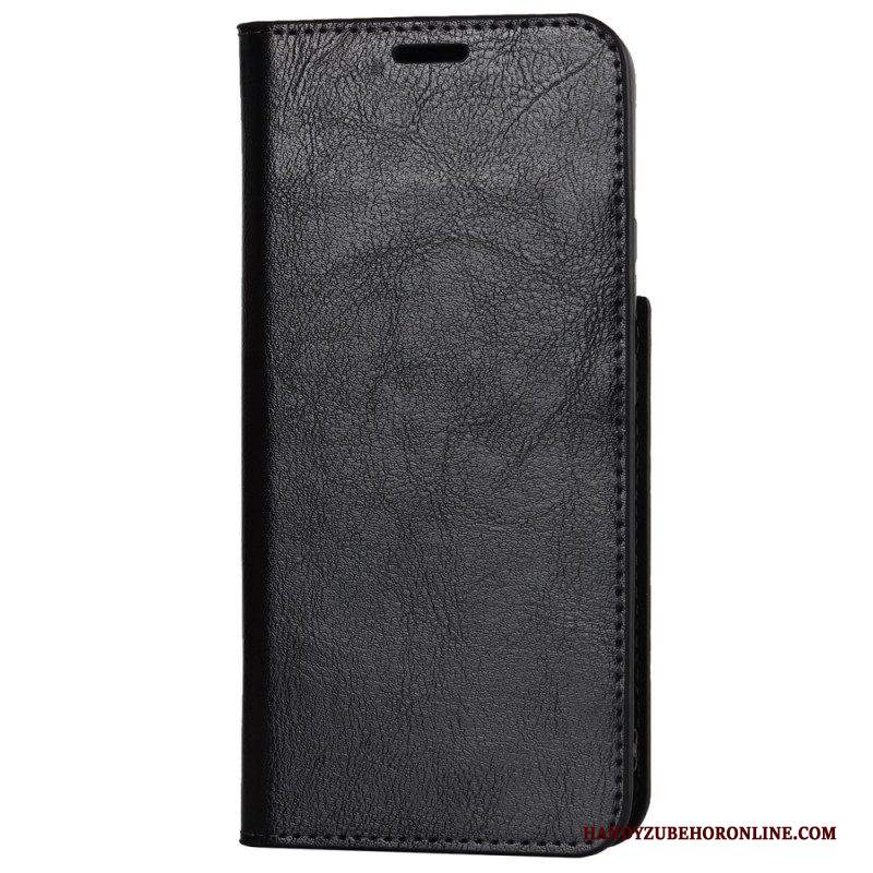 Folio Cover Samsung Galaxy S22 5G Custodia in pelle Pelle Vera