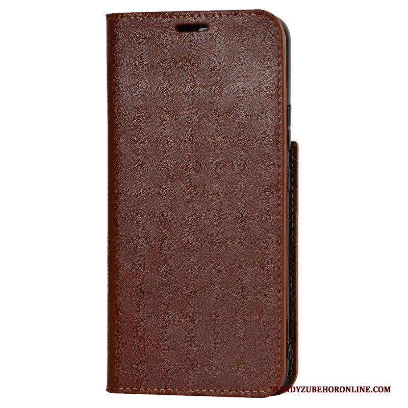 Folio Cover Samsung Galaxy S22 5G Custodia in pelle Pelle Vera