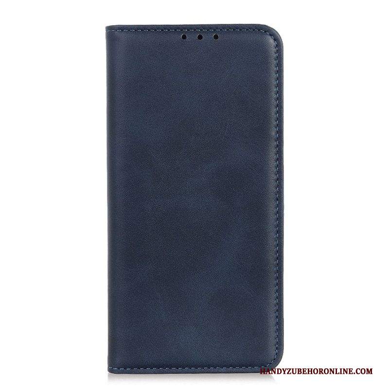 Folio Cover Samsung Galaxy S22 Plus 5G Custodia in pelle Pelle Crosta Eleganza