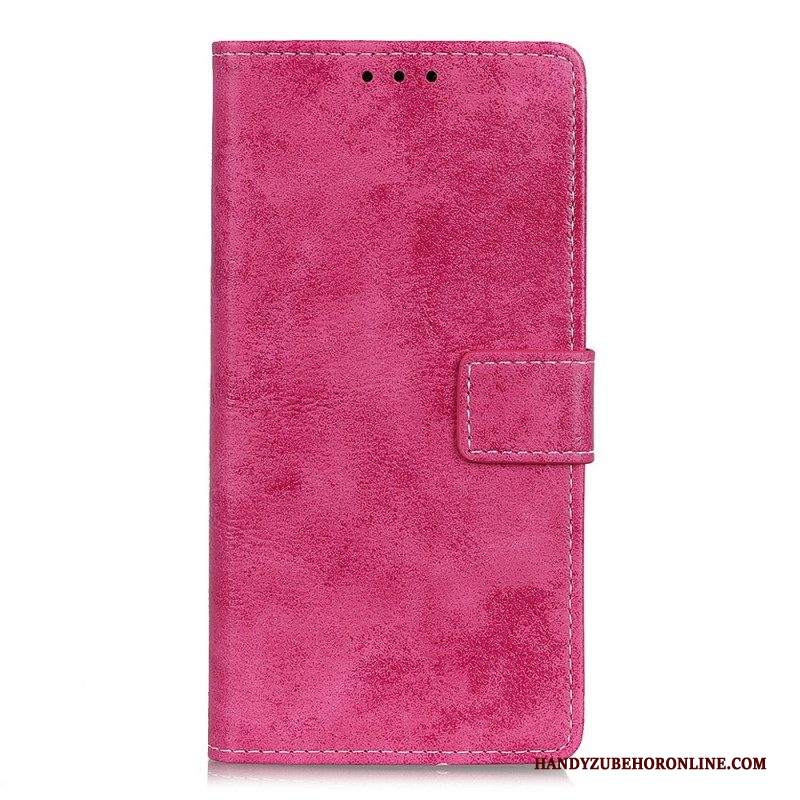 Folio Cover Samsung Galaxy S22 Plus 5G Effetto Pelle Vintage