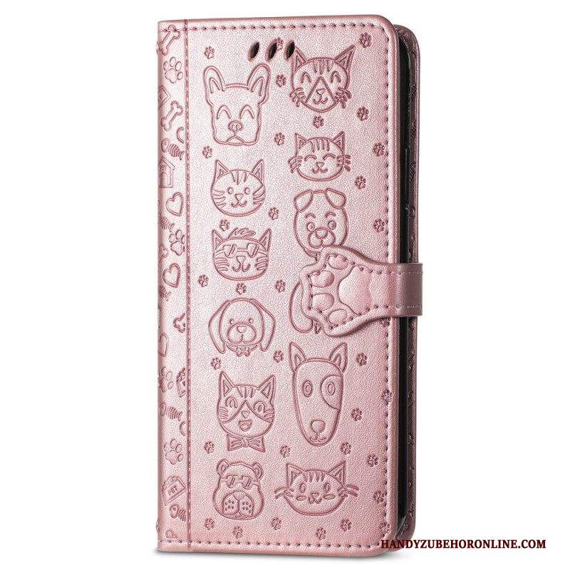 Folio Cover Samsung Galaxy S22 Ultra 5G Animali Animati