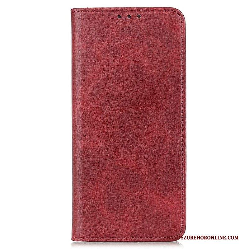 Folio Cover Samsung Galaxy S23 5G Custodia in pelle Cuoio Spaccato