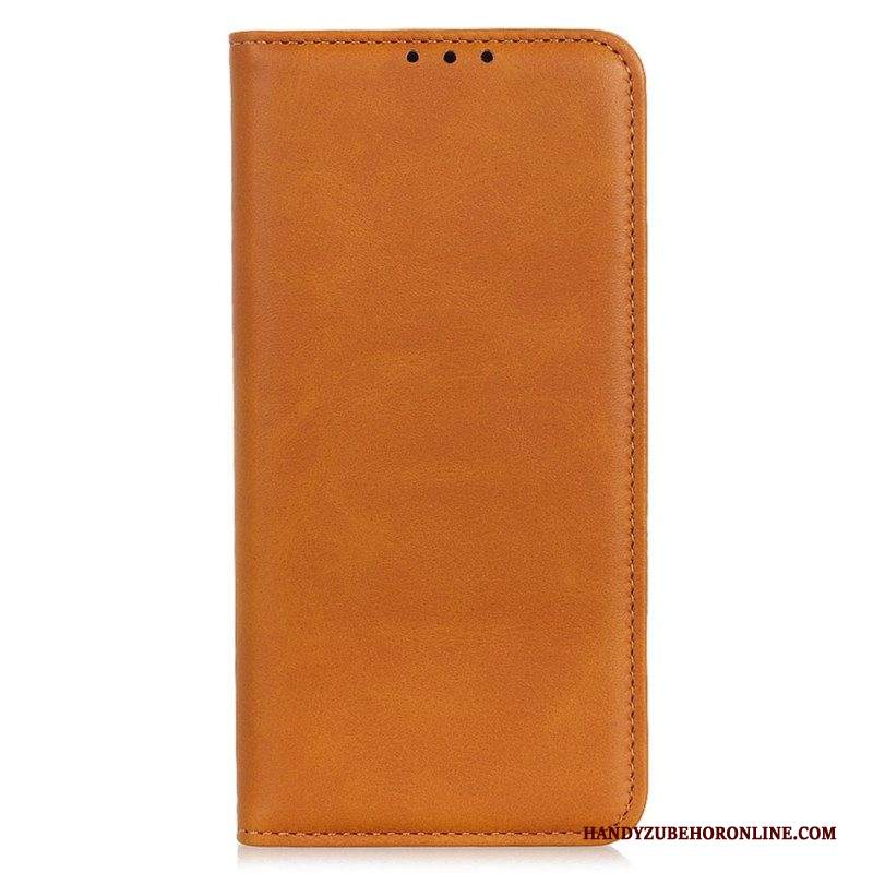 Folio Cover Samsung Galaxy S23 5G Custodia in pelle Cuoio Spaccato