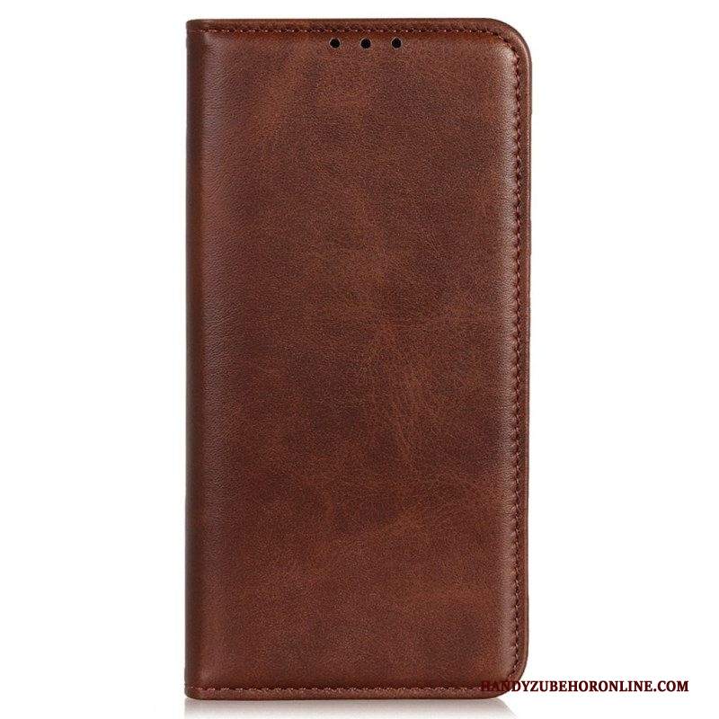 Folio Cover Samsung Galaxy S23 5G Custodia in pelle Cuoio Spaccato