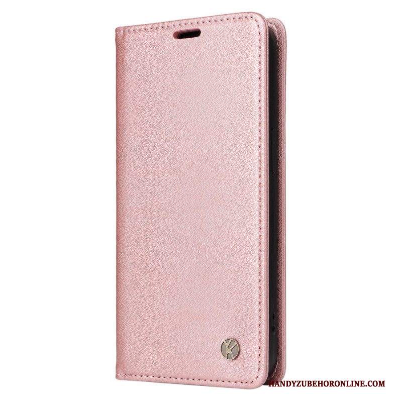 Folio Cover Samsung Galaxy S23 5G Custodia in pelle Yikatu