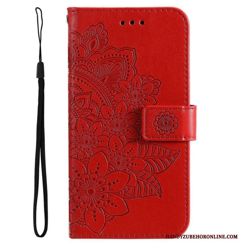 Folio Cover Samsung Galaxy S23 5G Mandala Strappy