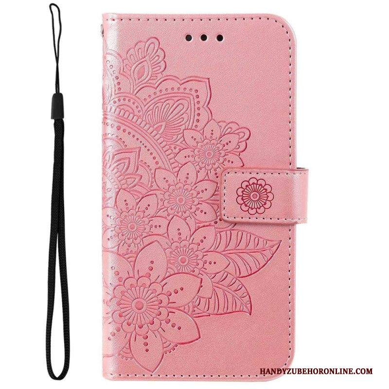 Folio Cover Samsung Galaxy S23 5G Mandala Strappy