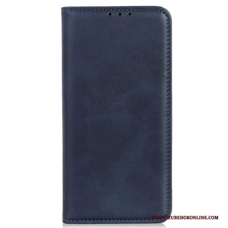 Folio Cover Samsung Galaxy S23 Plus 5G Custodia in pelle Cuoio Spaccato