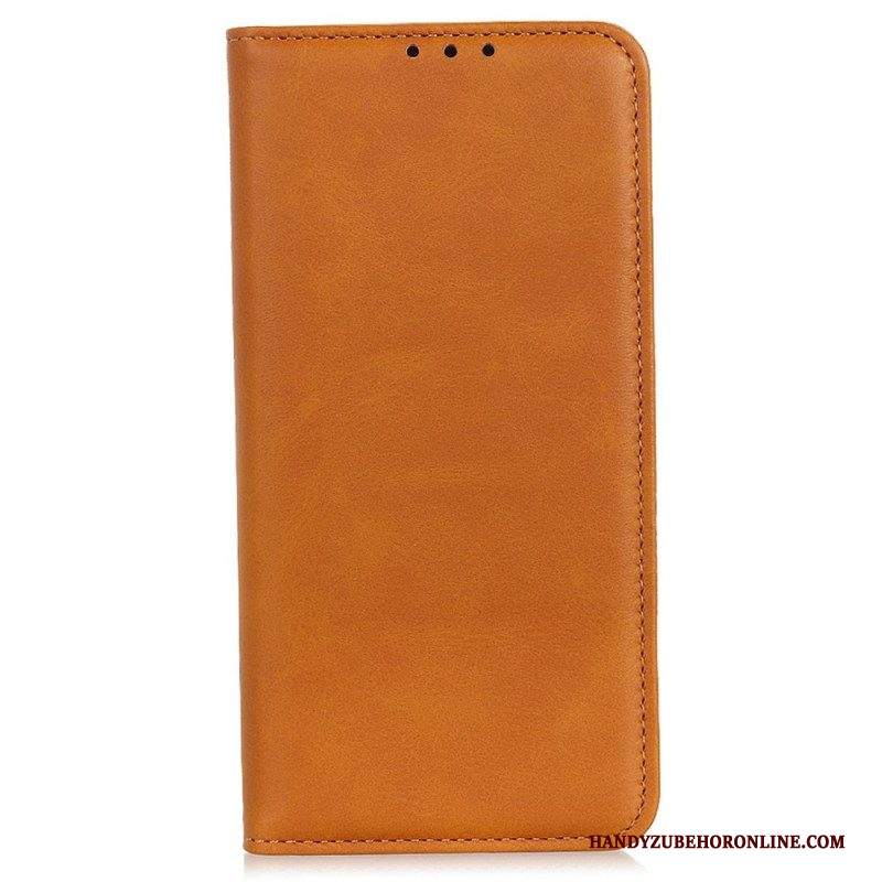 Folio Cover Samsung Galaxy S23 Plus 5G Custodia in pelle Cuoio Spaccato