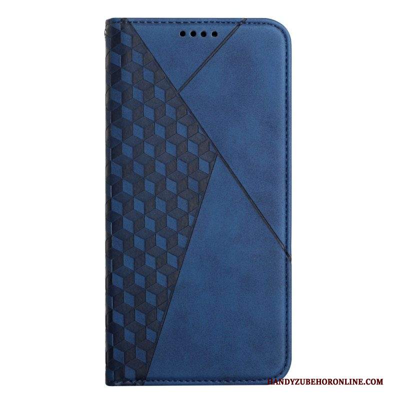 Folio Cover Samsung Galaxy S23 Plus 5G Custodia in pelle Modello In Pelle Stile 3d