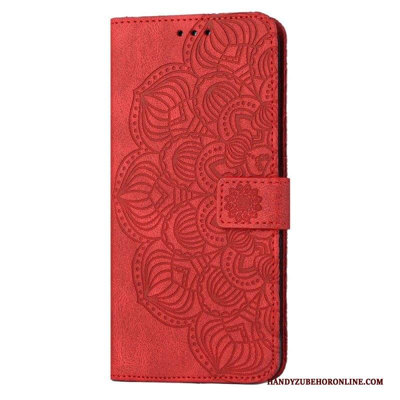 Folio Cover Samsung Galaxy S23 Plus 5G Mandala Strappy