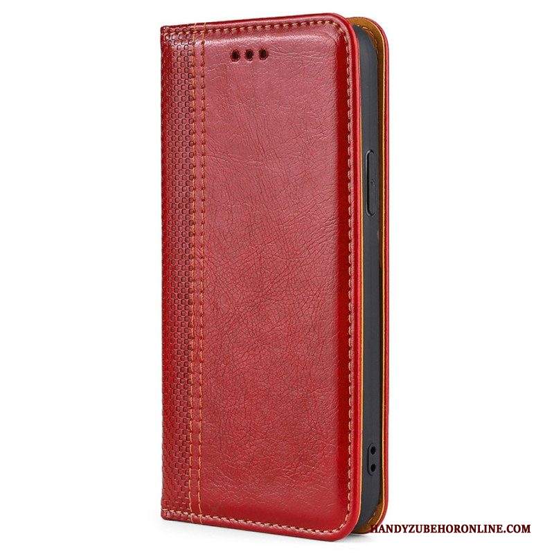 Folio Cover Samsung Galaxy S23 Ultra 5G Custodia in pelle Stile Vintage