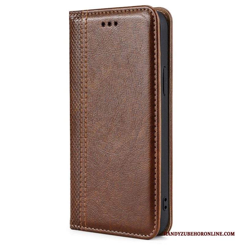 Folio Cover Samsung Galaxy S23 Ultra 5G Custodia in pelle Stile Vintage