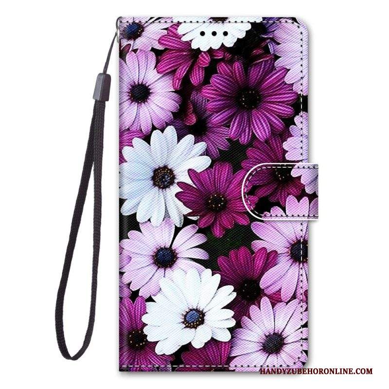 Folio Cover Samsung Galaxy S23 Ultra 5G Grafica Con Cordino