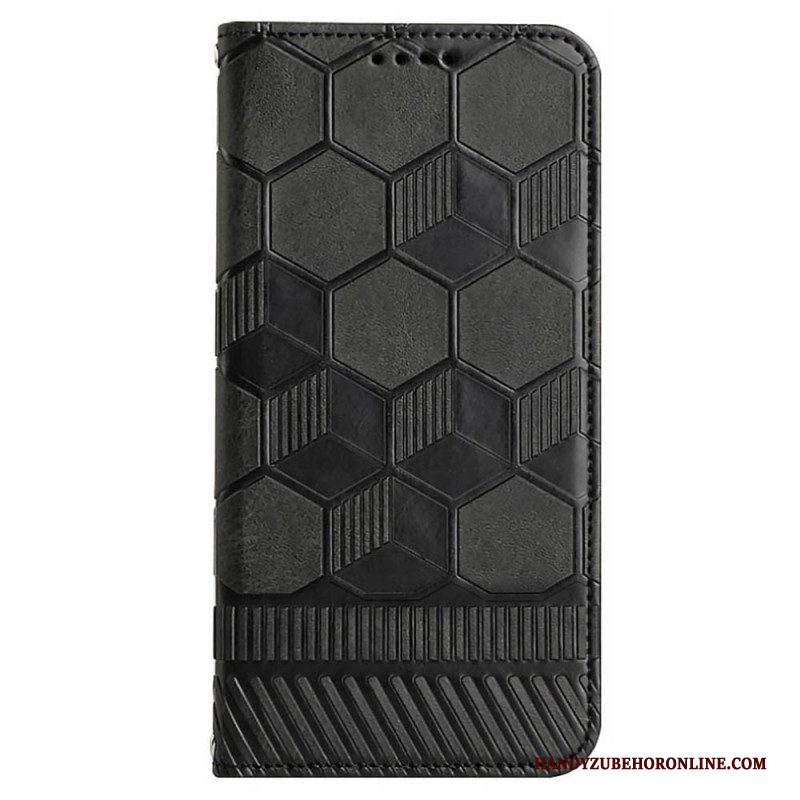 Folio Cover Samsung Galaxy S23 Ultra 5G Stile Da Calcio Strappy