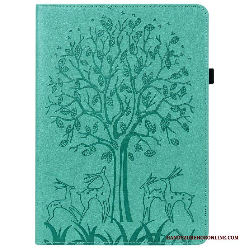 Folio Cover Samsung Galaxy Tab A8 (2021) Albero E Cervo