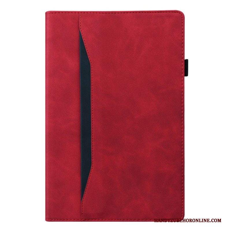 Folio Cover Samsung Galaxy Tab A8 (2021) Effetto Pelle Da Lavoro