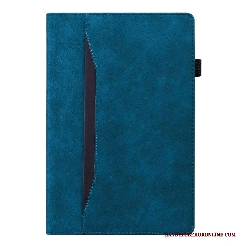 Folio Cover Samsung Galaxy Tab A8 (2021) Effetto Pelle Da Lavoro