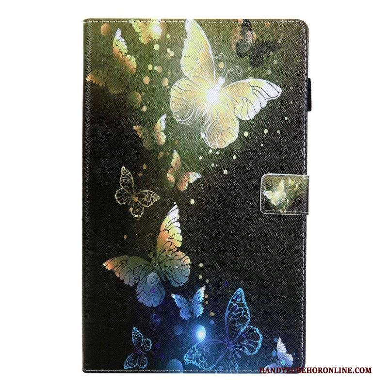 Folio Cover Samsung Galaxy Tab A8 (2021) Farfalle Magiche