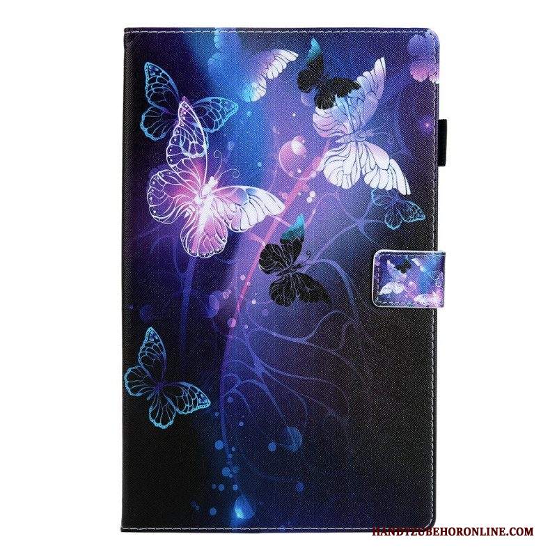 Folio Cover Samsung Galaxy Tab A8 (2021) Farfalle Magiche