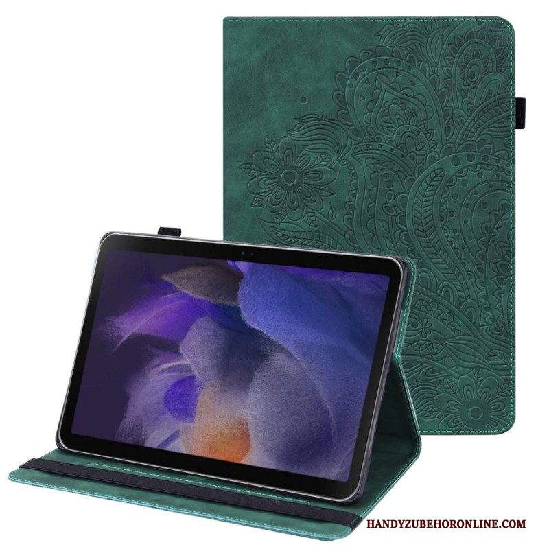 Folio Cover Samsung Galaxy Tab A8 (2021) Fiore Stilizzato