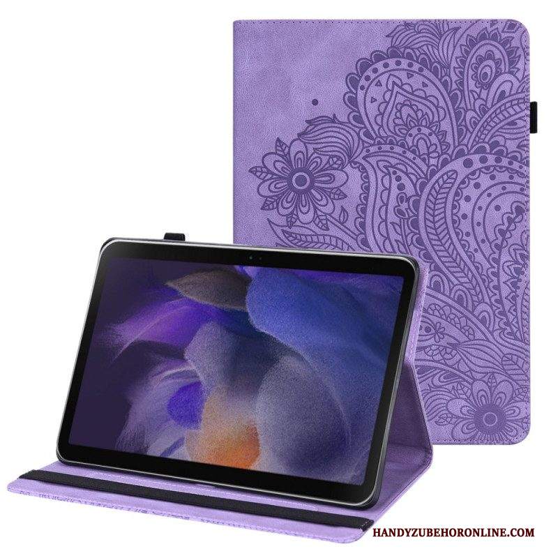 Folio Cover Samsung Galaxy Tab A8 (2021) Fiore Stilizzato