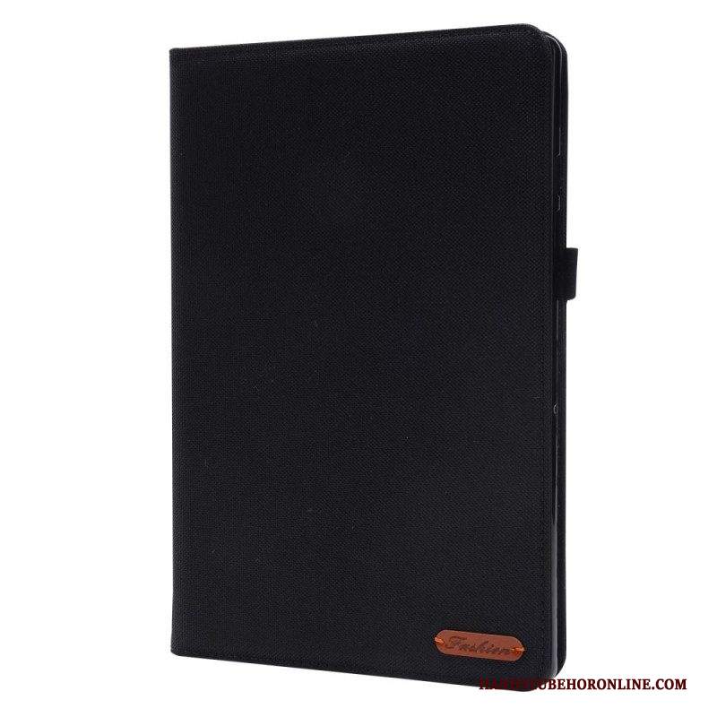 Folio Cover Samsung Galaxy Tab A8 (2021) Trama Tessuta