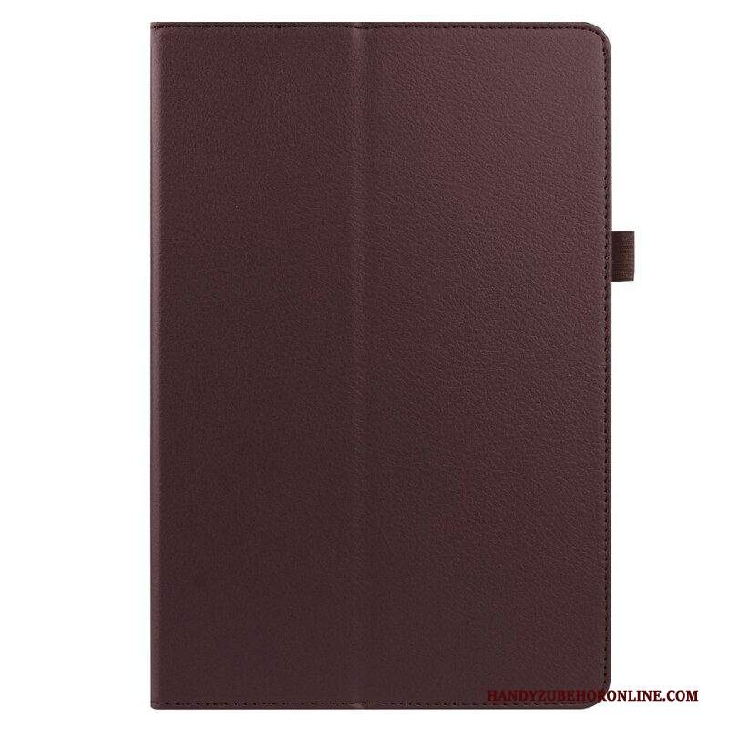 Folio Cover Samsung Galaxy Tab S8 Plus / Tab S7 Plus Ecopelle Litchi