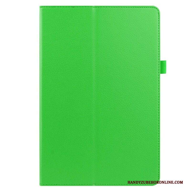 Folio Cover Samsung Galaxy Tab S8 Plus / Tab S7 Plus Ecopelle Litchi