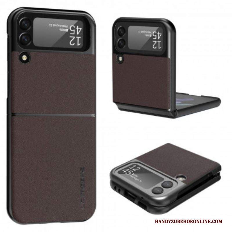 Folio Cover Samsung Galaxy Z Flip 3 5G Custodia in pelle Lc.imeeke