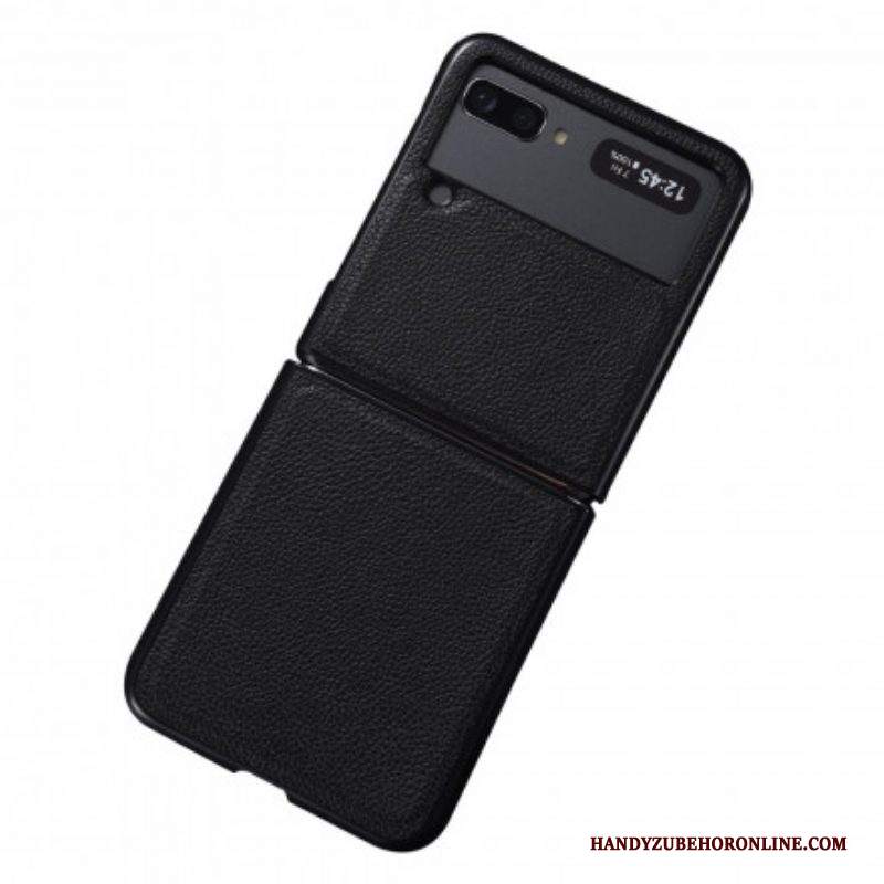 Folio Cover Samsung Galaxy Z Flip 3 5G Custodia in pelle Vera Pelle