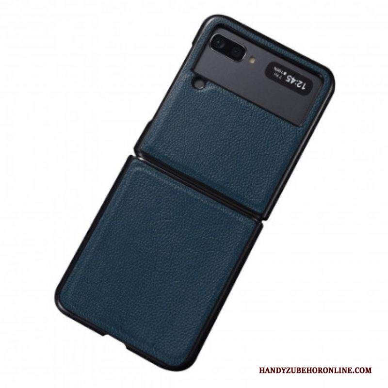 Folio Cover Samsung Galaxy Z Flip 3 5G Custodia in pelle Vera Pelle