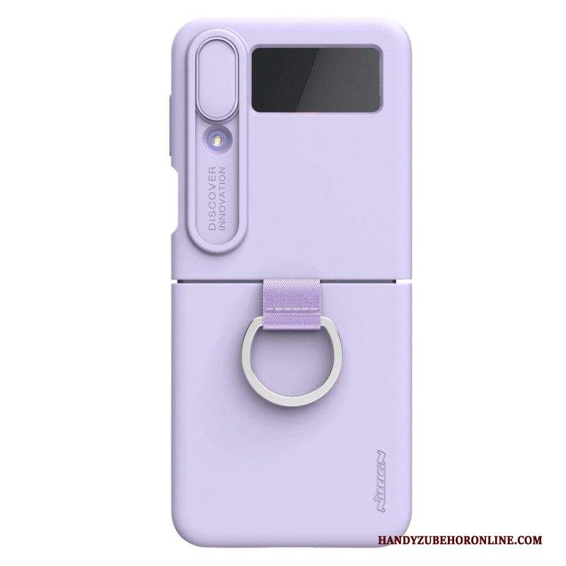 Folio Cover Samsung Galaxy Z Flip 4 Custodia in pelle Nillkin